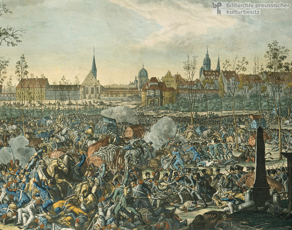 Die Völkerschlacht bei Leipzig am 19. Oktober 1813 (nach 1813)